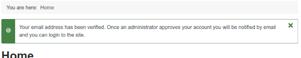 email verified